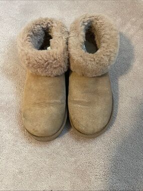 UGG Cozy Suede Shearling Boots - Tan